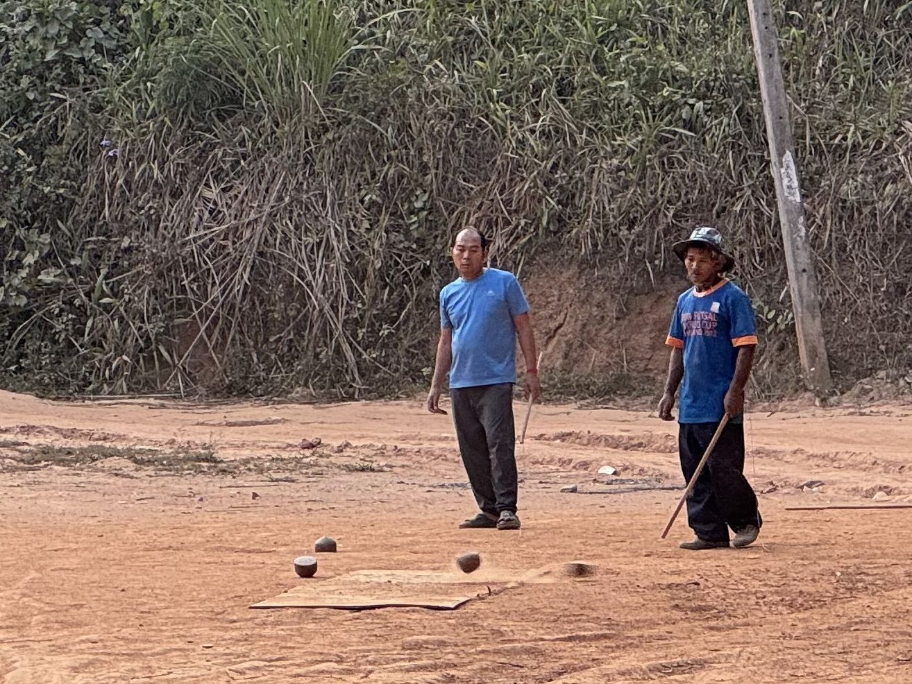 Traditional spinning top thailand